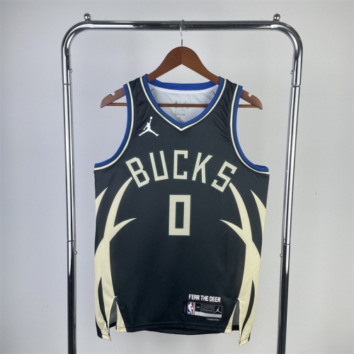 2023 Season Feiren Limited Version NBA Milwaukee Bucks Green #0 Jersey-311