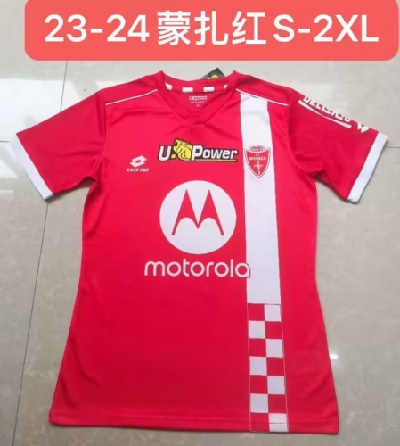 2023/24 Monza Red Thailand Soccer Jersey AAA-709