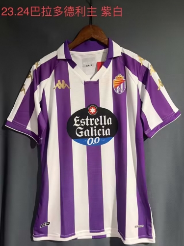 2023/24 Real Valladolid Home Pink & White Thailand Soccer jersey AAA-709