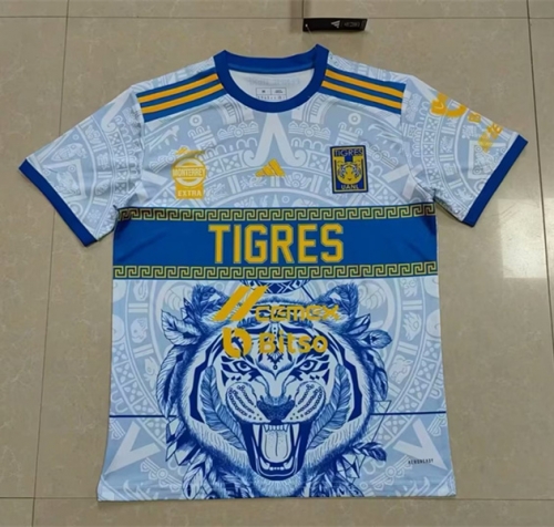 2023/24 Special White Tigre UANL White Thailand Soccer Polo Jersey AAA-07/20