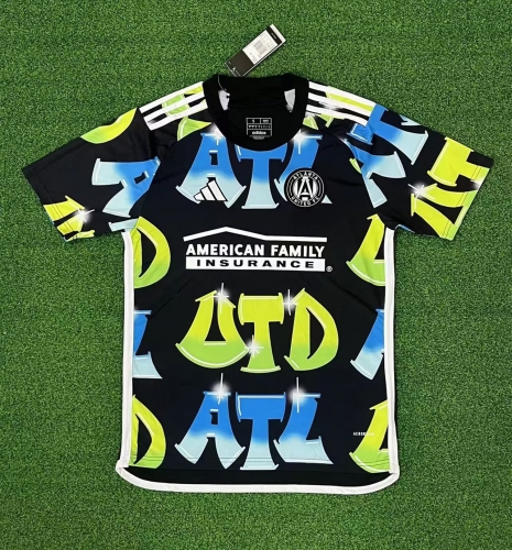 2023/24 Atalanta FC Home Blue & Black Thailand Soccer Jersey AAA-811/320