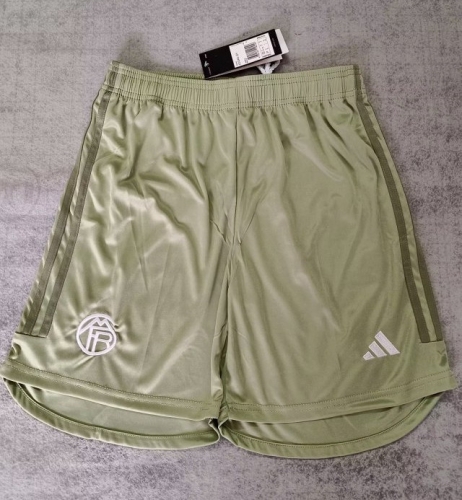 2023/24 Bayern München Dark yellow Thailand Soccer Training Shorts-315