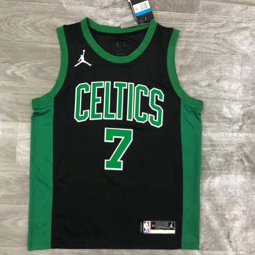 2021 Season Jordan Topic Boston Celtics Green NBA #7 Jersey-311