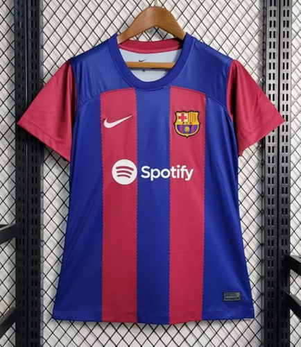 2023/24 Barcelona Home Red & Blue Thailand Women Soccer Jersey AAA-SH