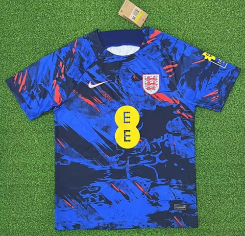 24 SpecialVersion England Blue Thailand Soccer Jersey AAA-302/407