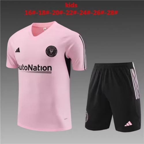 2023/24 Inter Miami CF Pink Thailand Soccer Tracksuit Uniform-801