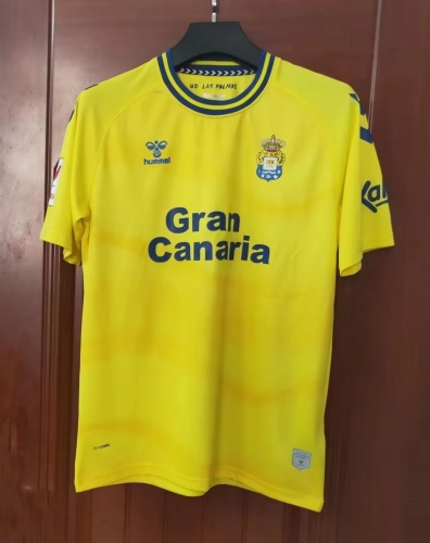 2023/24 UD Las Palmas Home Yellow Thailand Soccer Jersey-301