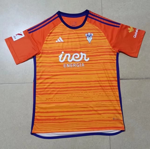 2023/24 Albacete Balompié 2nd Away Orange Thailand Soccer Jersey-301