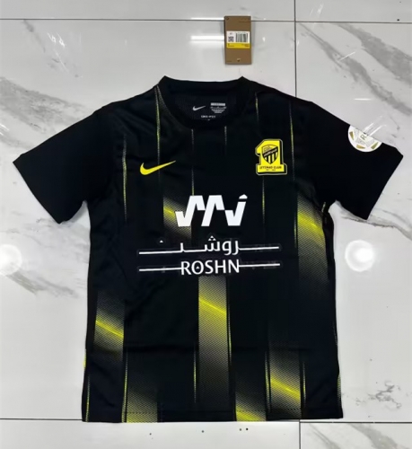 2023/24 Al-Ittihad 2nd Away Black Thailand Soccer Jersey AAA-PF