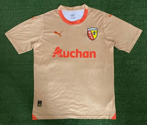 2023/24 Champion Version RC Lens Dark Yellow Thailand Soccer Jersey AAA-416