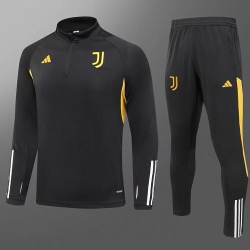 2023/24 Juventus FC Black Thailand Soccer Tracksuit Uniform-815/GDP