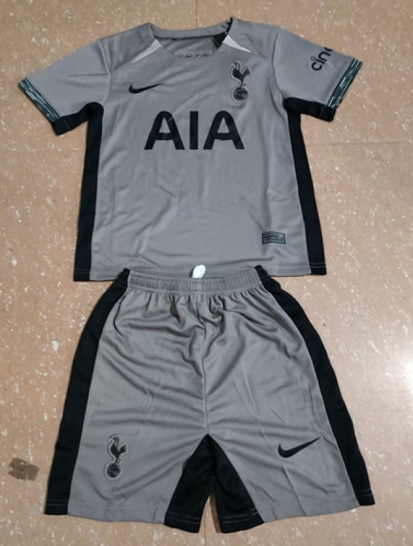 Kids 2023/24 Tottenham Hotspur 2nd Away Purple Kids/Youth Soccer Uniform-507