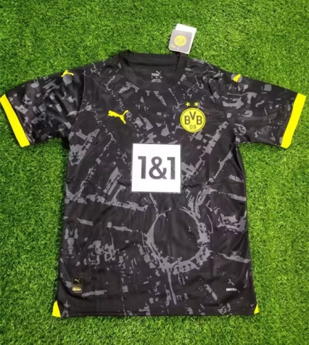 2023/24 Borussia Dortmund Away Yellow Thailand Soccer Jersey-JM/47/705