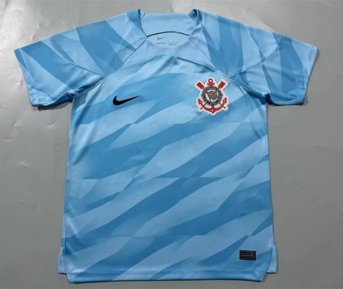 2023/24 Corinthians Goalkepeer Blue Thailand Soccer Jersey AAA-908