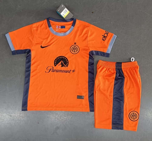 2023/24 Inter Milan 2nd Away Orange Soccer Uniform-SKE/302/36