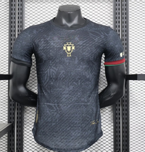 Player Version 2023/24 Portugal Black Thailand Soccer Jersey AAA-888/703