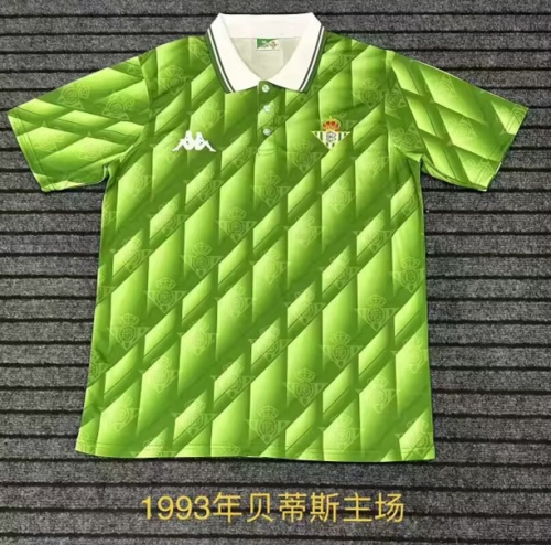 1993 Retro Version Real Betis Green Thailand Soccer Jersey AAA-709