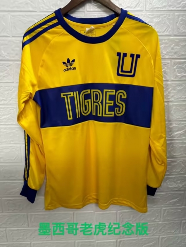 2023/24 Tigres UANL Yellow LS Thailand Soccer Jersey AAA-07/709