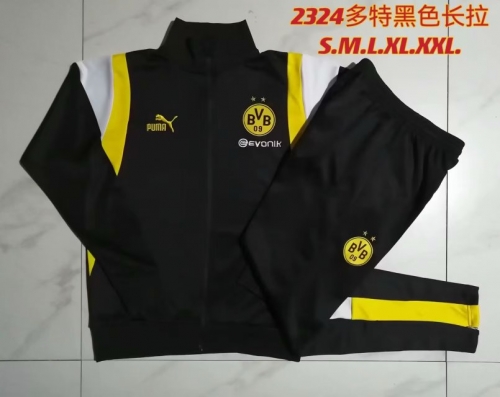 2023/24 Borussia Dortmund Black Jacket Uniform-815