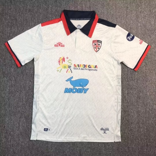 2023/24 Special Cagliari Calcio White Thailand Soccer Jersey AAA-709/417