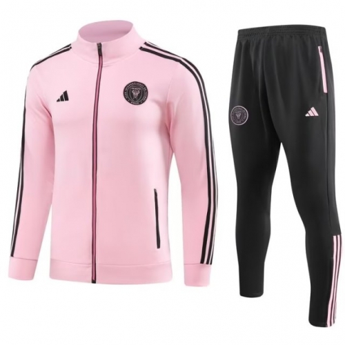 Kids 2023/24 Inter Miami CF Pink Kids/Youth Thailand Soccer Jacket Uniform-GDP