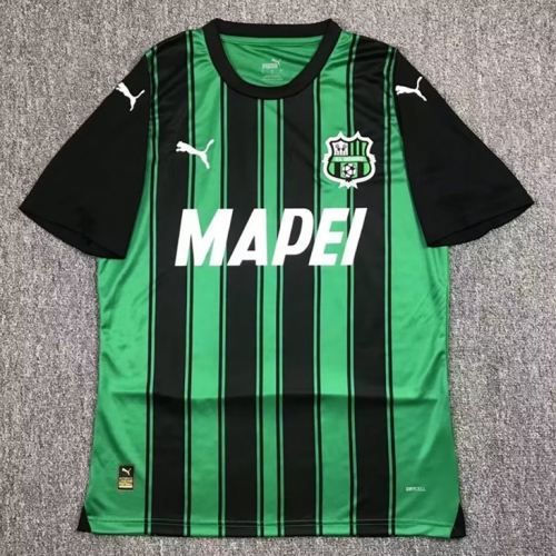 2023/24 US Sassuolo Calcio Home Black & Green Thailand Soccer Jersey AAA-417