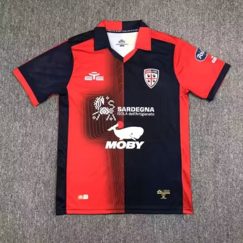 2023/24 Special Cagliari Calcio Home Red & Black Thailand Soccer Jersey AAA-709/417