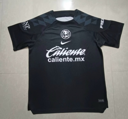 2023/24 Club América Black Training Thailand Soccer Training Jersey-07