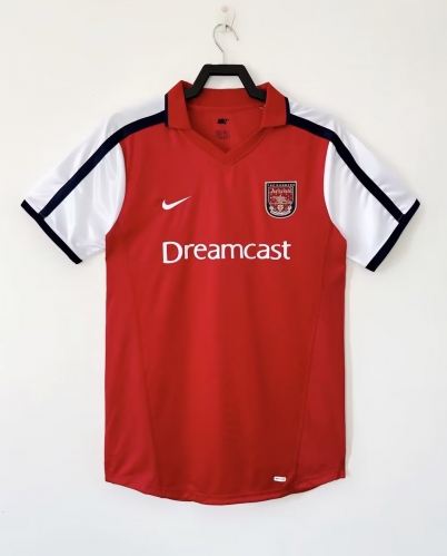 2000-2001 Retro Version Arsenal Home Red Thailand Soccer Jersey AAA-503/601/811