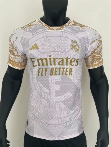 Player Version 2023-24 Rea Madrid White Thailand Soccer Jersey AAA-416