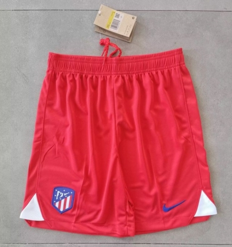 2023/24 Atletico Madrid Home Red Thailand Soccer Shorts-315