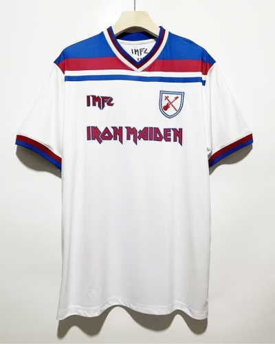 Jonited Retro Verison West Ham United  White Thailand Soccer Jersey AAA-2011