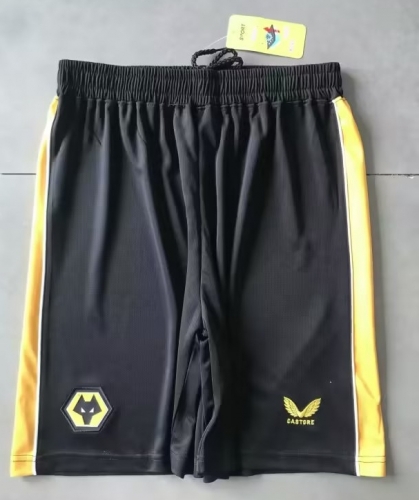 2023/24 Wolverhampton Wanderers Black Thailand Soccer Shorts-315