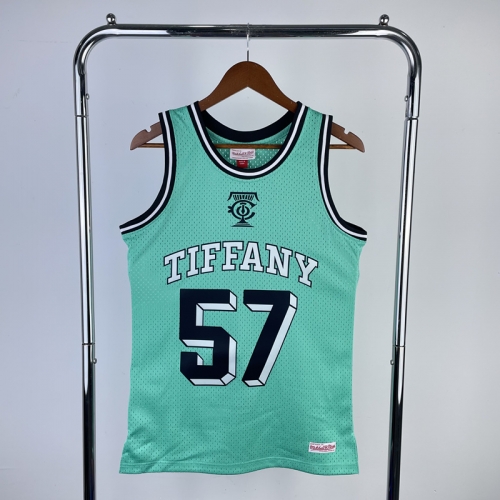MN Hot Press Retro Version Tiffany x Mitchell & Ness x Spaldin Green #57 NBA Jerseys-311