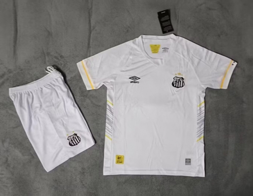 2023/24 Santos FC Away White Soccer Uniform-SKE