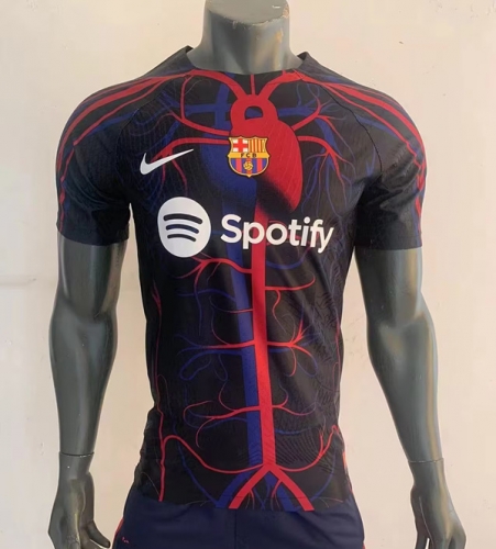 Player Jonited Version 2023/24 Barcelona Black Thailand Soccer Jerseys-703/MY