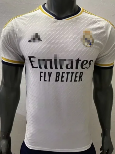 Player Version 2023-24 Real Madri Home White Thailand Soccer Jersey AAA-416/308/703