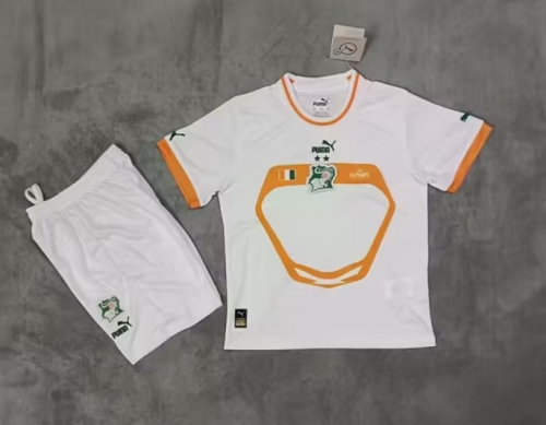 2023/24 Côte d'Ivoire Away White Thailand Soccer Uniform-SKE