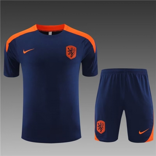 2023/24 Netherlands Royal Blue Thailand Soccer Tracksuit Uniform-801/LH