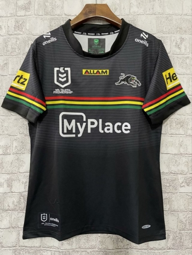2024 Lions Black Thailand Rugby Shirts-805