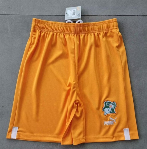 2023/24 Côte d'Ivoire Home Orange Thailand Soccer Shorts-315