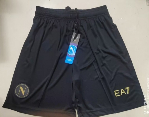 2023/24 Napoli Black Thailand Soccer Shorts-509