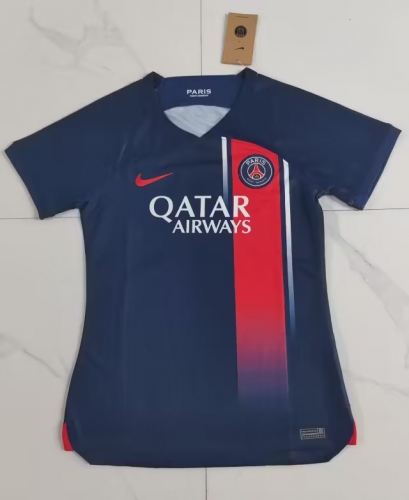 2023/24  Paris SG Home Royal Blue Thailand Female Soccer Jersey AAA-319