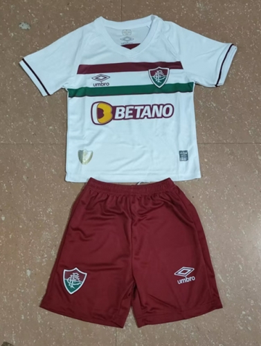 Kids 2023/24 Fluminense de Feira Away White Soccer Uniform-123/507