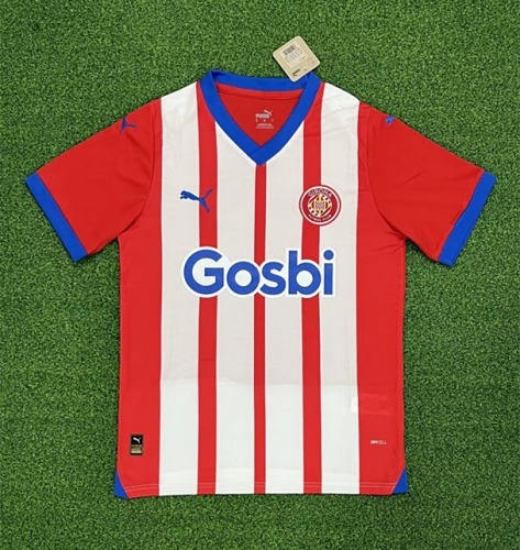 2023/24 Girona FC Home Red & White Thailand Soccer Jersey AAA-JM/320