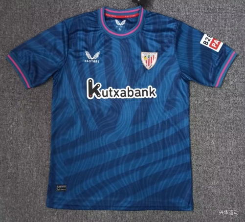 120th 2023/24 Athletic Bilbao Blue Thailand Soccer Jersey AAA-320/23