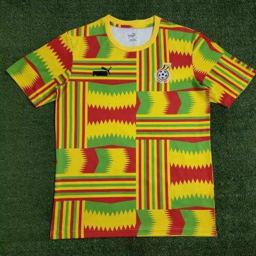 2023/24 Ghana Away Yellow Thailand Soccer Jersey AAA-JM/407/416