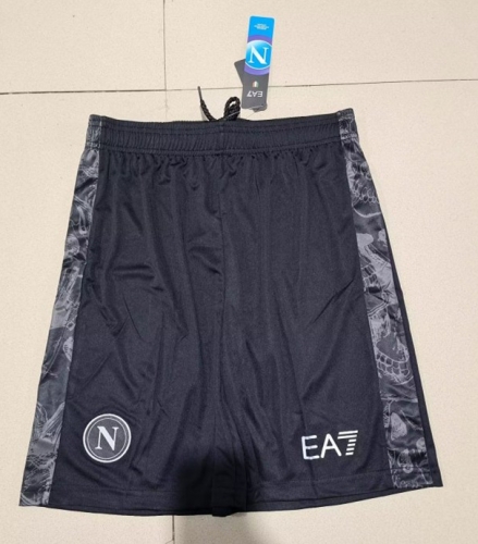 2023/24 Napoli Black Thailand Soccer Shorts-315