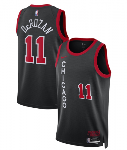 2024 Season City Version Chicago Bull NBA Black #11 Jersey-311