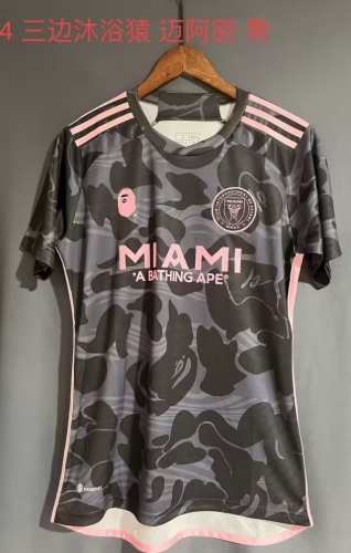 2023/24 Inter Miami CF Black With Pink Line Thailand Soccer Jersey AAA-709